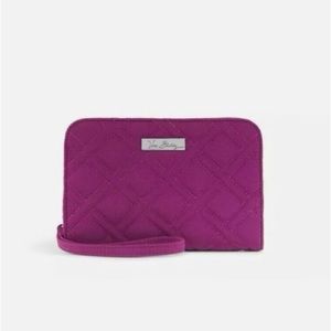 Plum Vera Bradley Wristlet